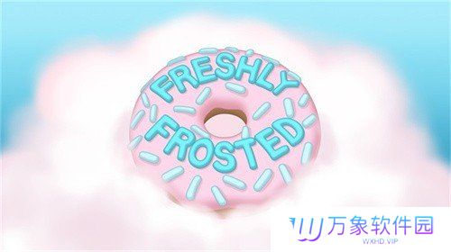 新鲜糖霜甜甜圈工厂