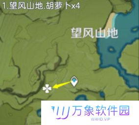 《原神》胡萝卜采集攻略