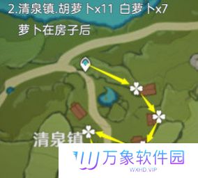 《原神》胡萝卜采集攻略